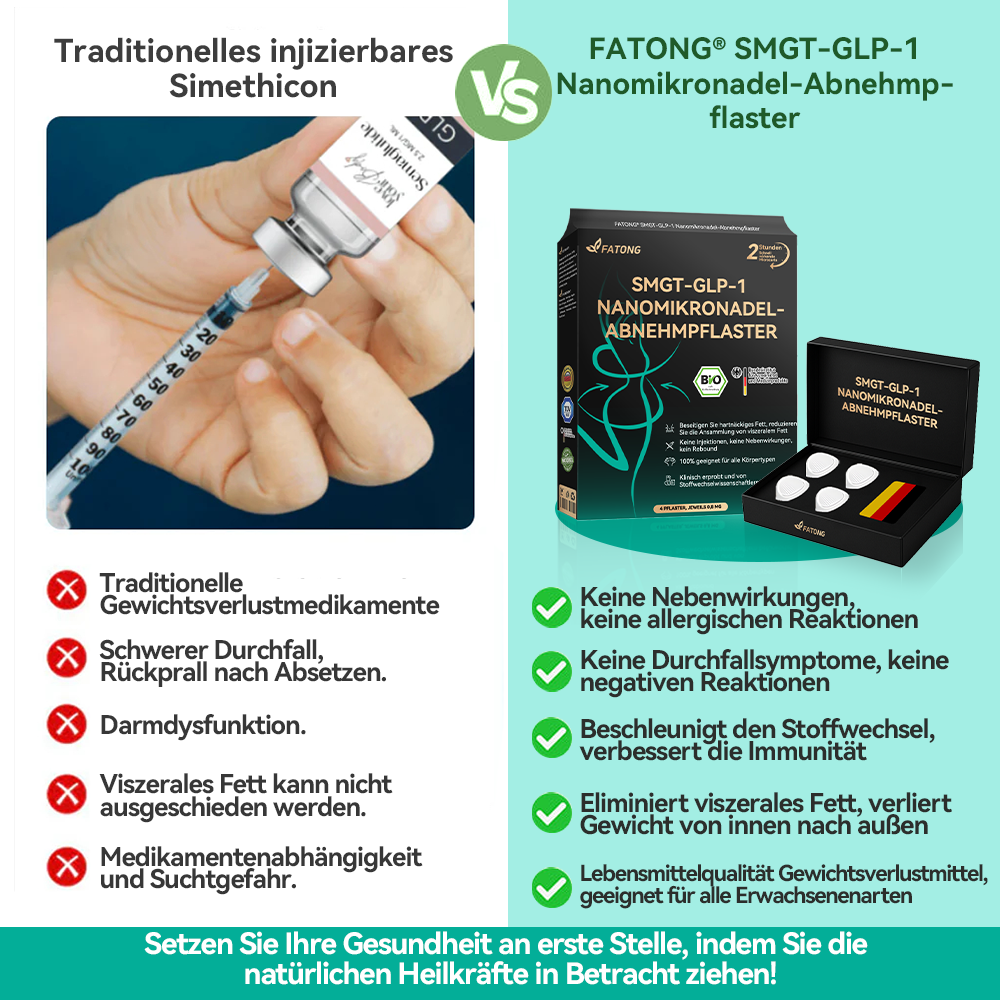 [Empfohlen vom Bundesgesundheitsamt]👩‍⚕️🥇𝑭𝑨𝑻𝑶𝑵𝑮® 𝑺𝑴𝑮𝑻-𝑮𝑳𝑷-1 𝑵𝒂𝒏𝒐𝒎𝒊𝒌𝒓𝒐𝒏𝒂𝒅𝒆𝒍-𝑨𝒃𝒏𝒆𝒉𝒎𝒑𝒇𝒍𝒂𝒔𝒕𝒆𝒓 (Schmerzlos, langanhaltend, zur Behandlung von Diabetes, Fettleibigkeit und Herz-Kreislauf-Erkrankungen